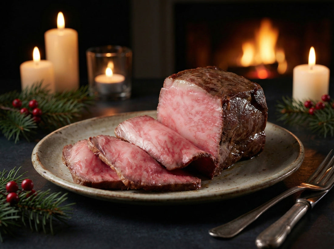 En Jul av Stilla Lyx: Mini-stek på Miyazaki Wagyu